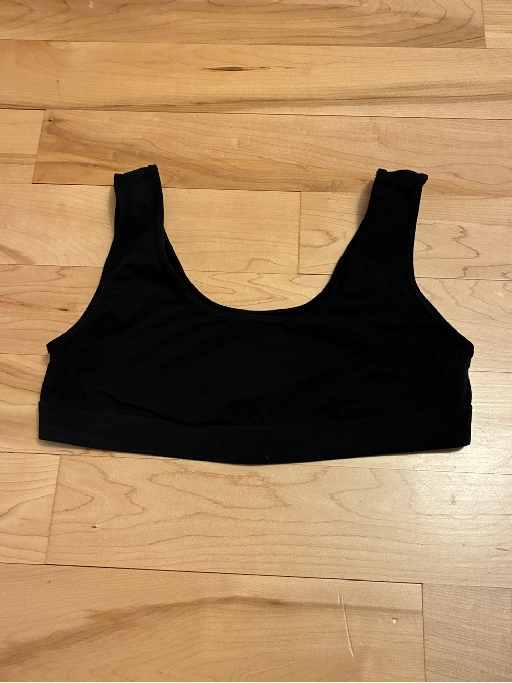 ThirdLove Black Scoop Neck Wireless Bralette